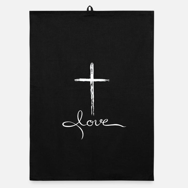 Script de la Croix de l’Amour Torchon bio