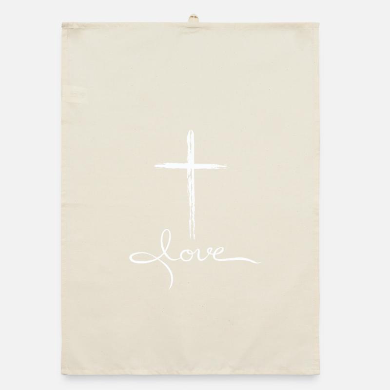 Script de la Croix de l’Amour Torchon bio