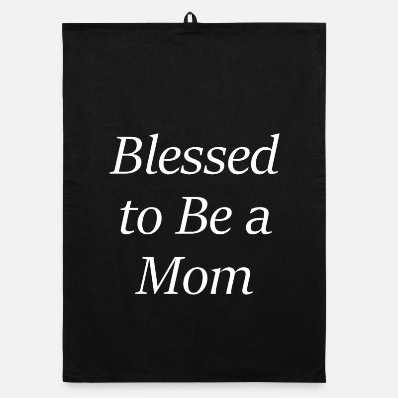Blessd to Be a Mom Organic Geschirrtuch