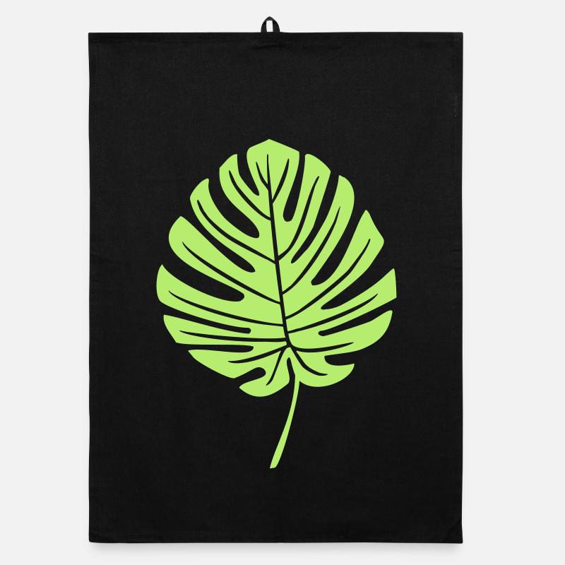 Feuille de Monstera Vert Torchon bio