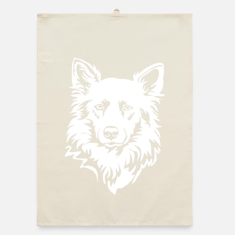 Tête de Harzer Fuchs "Black Edtion" Torchon bio