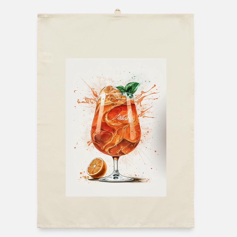 Sprizz Illustration  Organic Geschirrtuch
