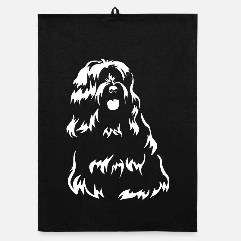 Terrier tibétain « Black Edition » Torchon bio