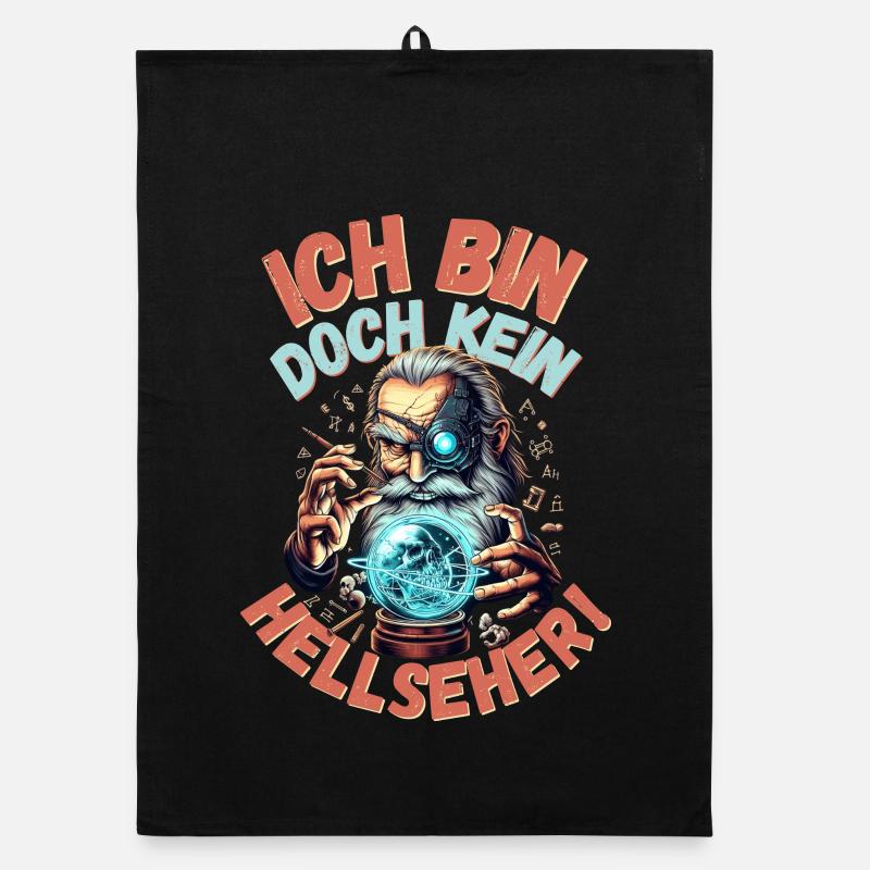 Bin doch kein Hellseher Organic Geschirrtuch
