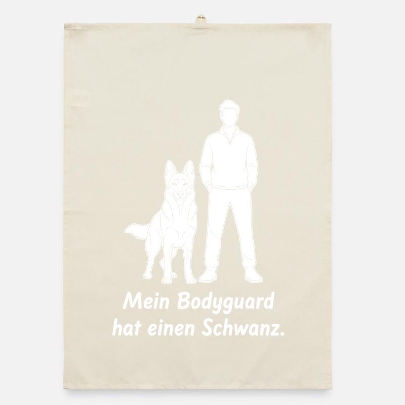 Mon garde du corps a une bite. Torchon bio