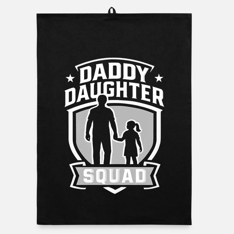 Daddy Daughter Squad Matching Vater Tochter Organic Geschirrtuch