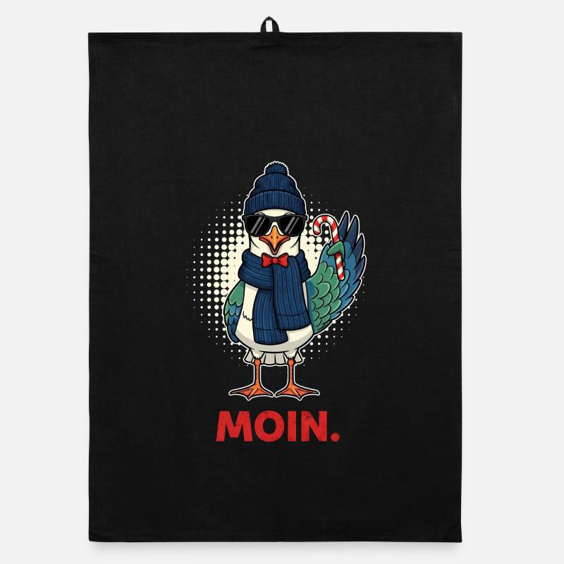 Moin Seagull Seemann Frise orientale Vacances Torchon bio