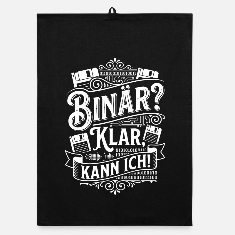 Binaire, Clair, Je peux – Humour Tech Torchon bio