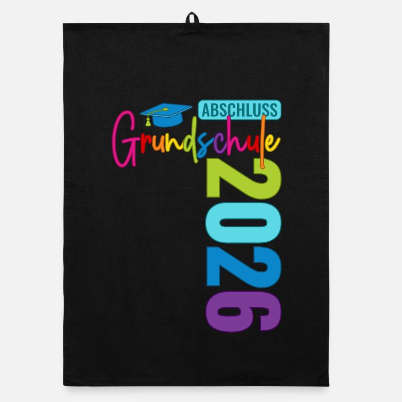 Grundschule Abschluss 2026 Organic Geschirrtuch