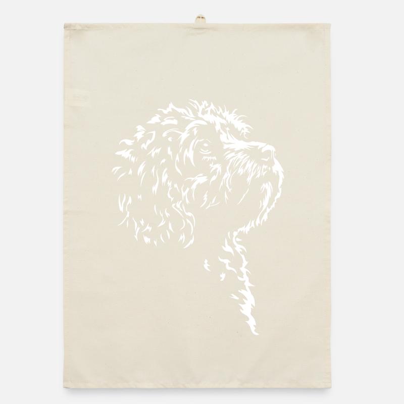 Cavapoo Silhouette Chien Wilsigns Torchon bio