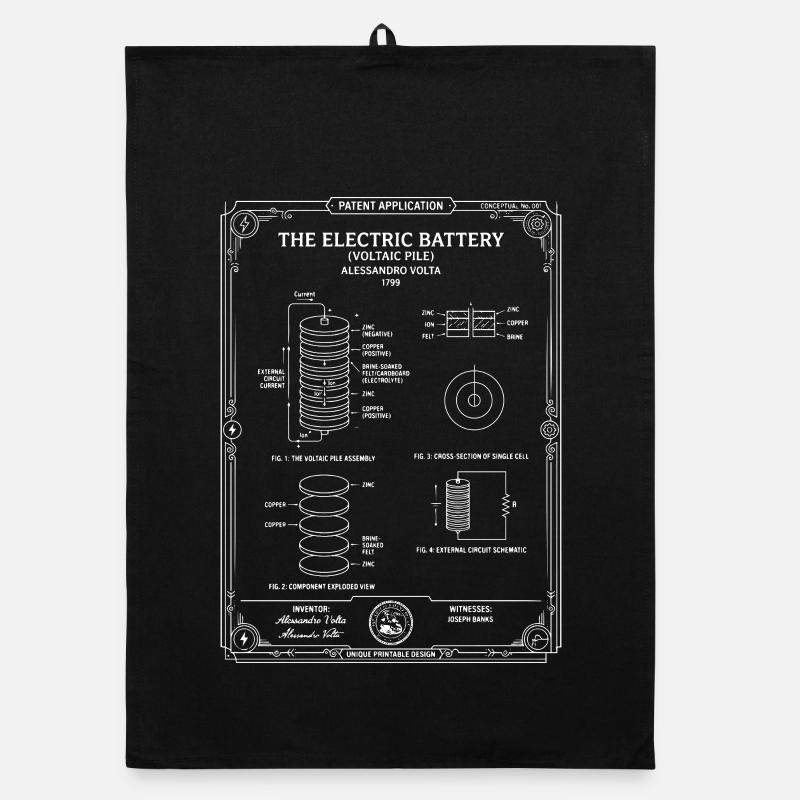 Schéma du plan de la batterie électrique Torchon bio