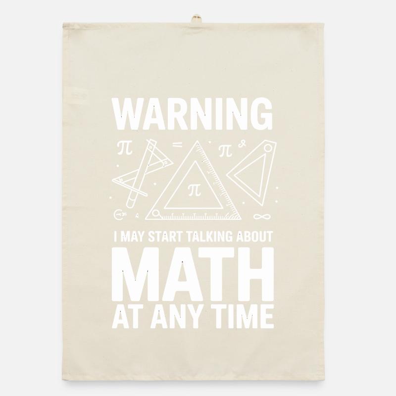 Attention : Je peux commencer à parler de maths à n’importe quelle époque Torchon bio