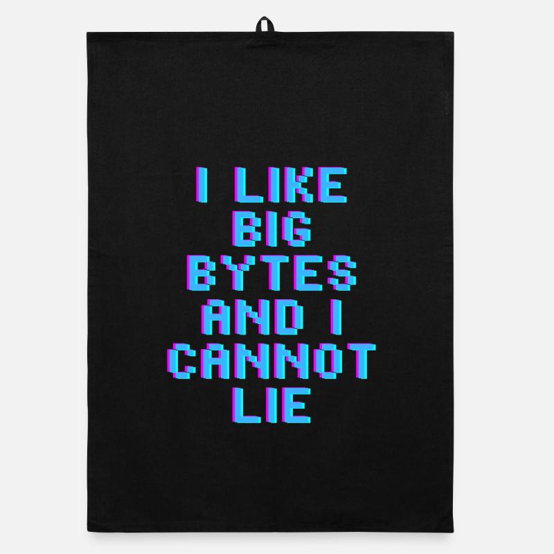 Ich mag große Bytes Organic Geschirrtuch