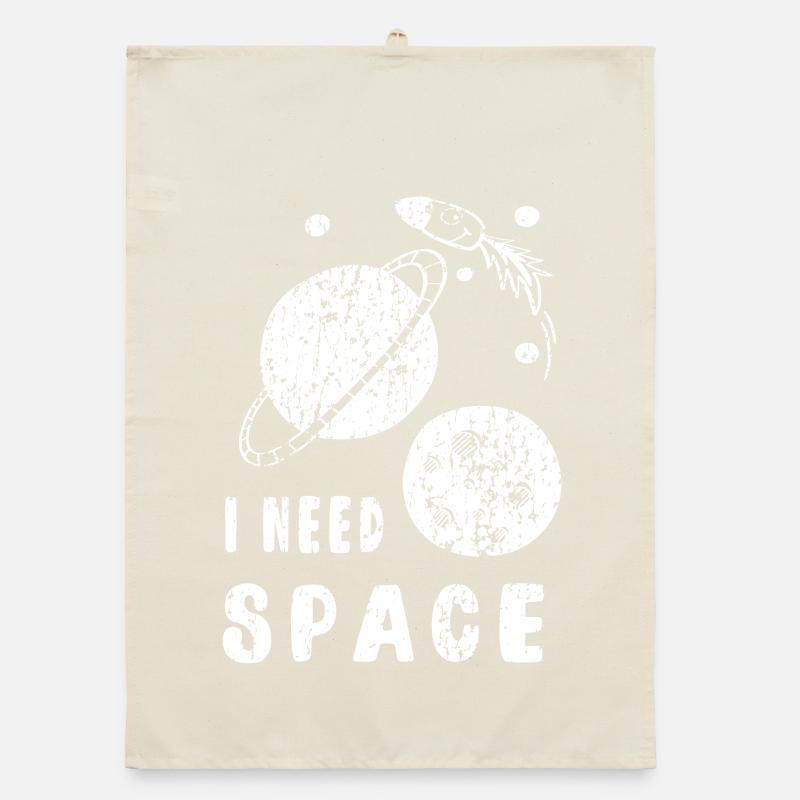 I need space - I need my space Organic dish towel