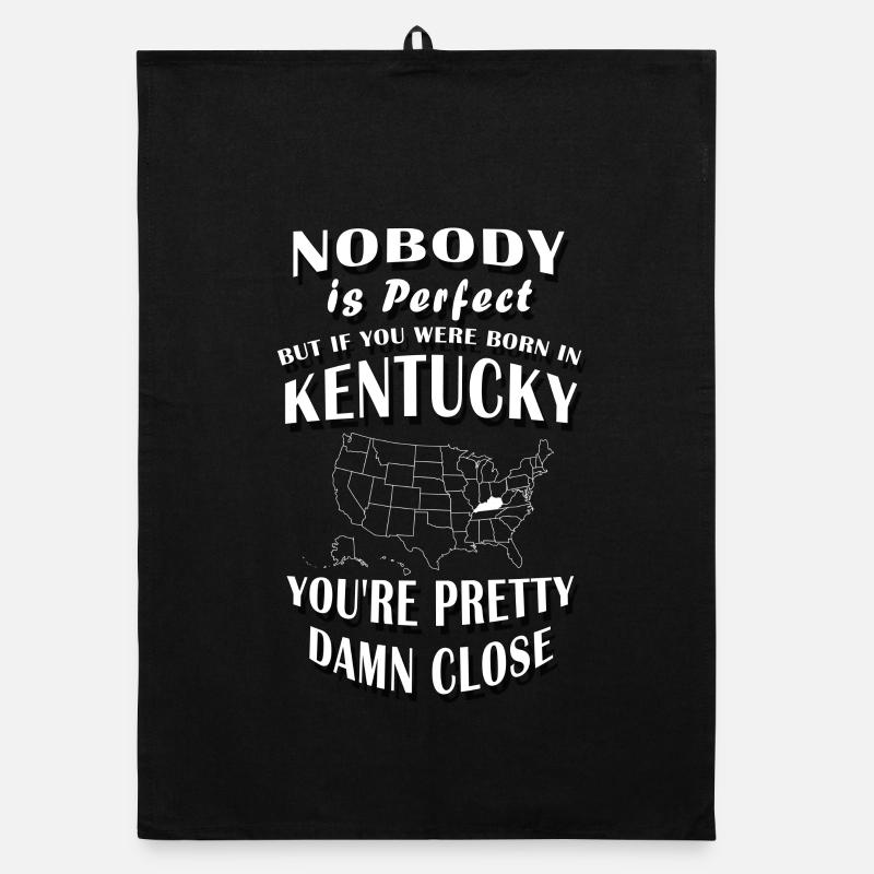 BORN IN KENTUCKY / Bluegrass State Organic Geschirrtuch