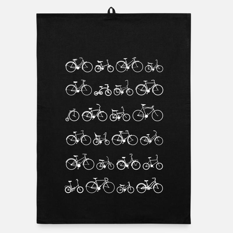 Bicycle cyclist Organic dish towel