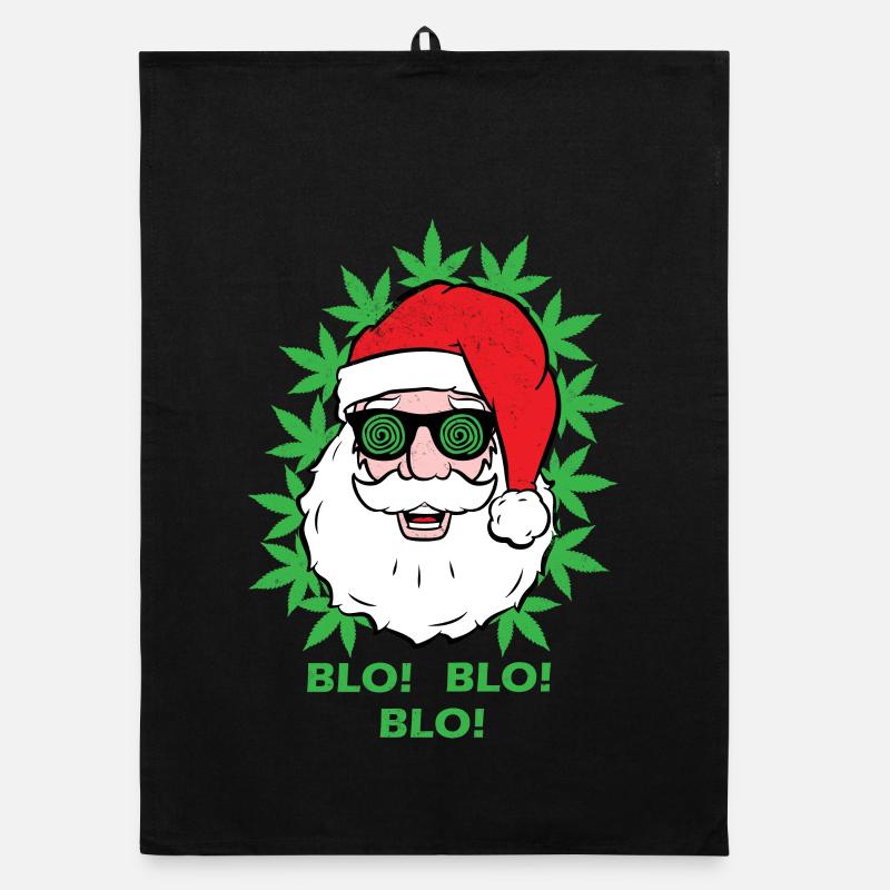 Weihnachtsmann - Blo! Blo! Blo! Organic Geschirrtuch
