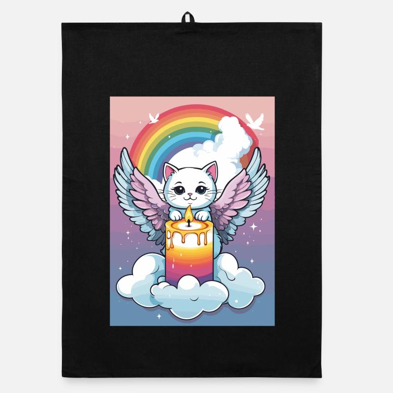 Ange chat mignon Torchon bio