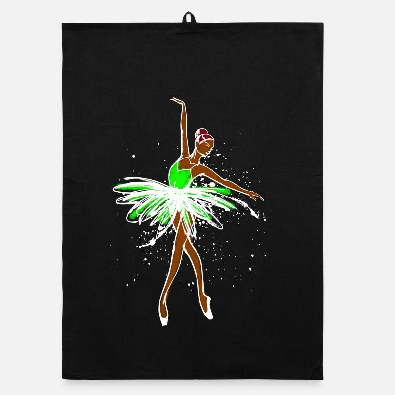 Graffiti Funky Sprayer Illustration Tattoo Kunst Organic Geschirrtuch