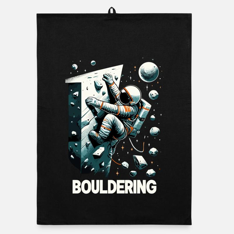 Astronaute de bloc Astronaute Astronaute Cadeau Torchon bio