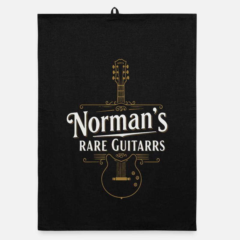 Norman's Rare Guitars Logo-Design Organic Geschirrtuch