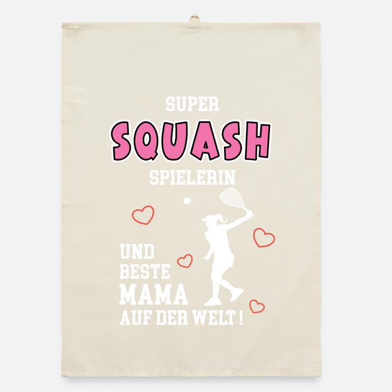 Squash Beste Mama Mutter Muttertag Geburtstag Organic Geschirrtuch