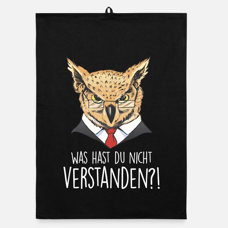 What did you not understand?! – Funny Owl Organic dish towel