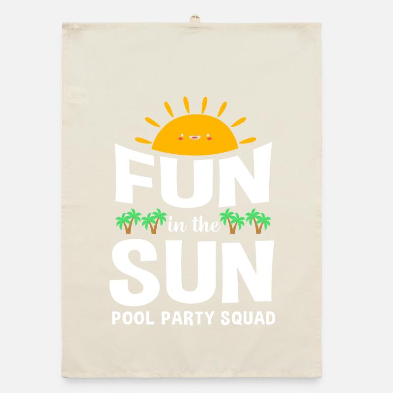 Fête à la piscine Torchon bio