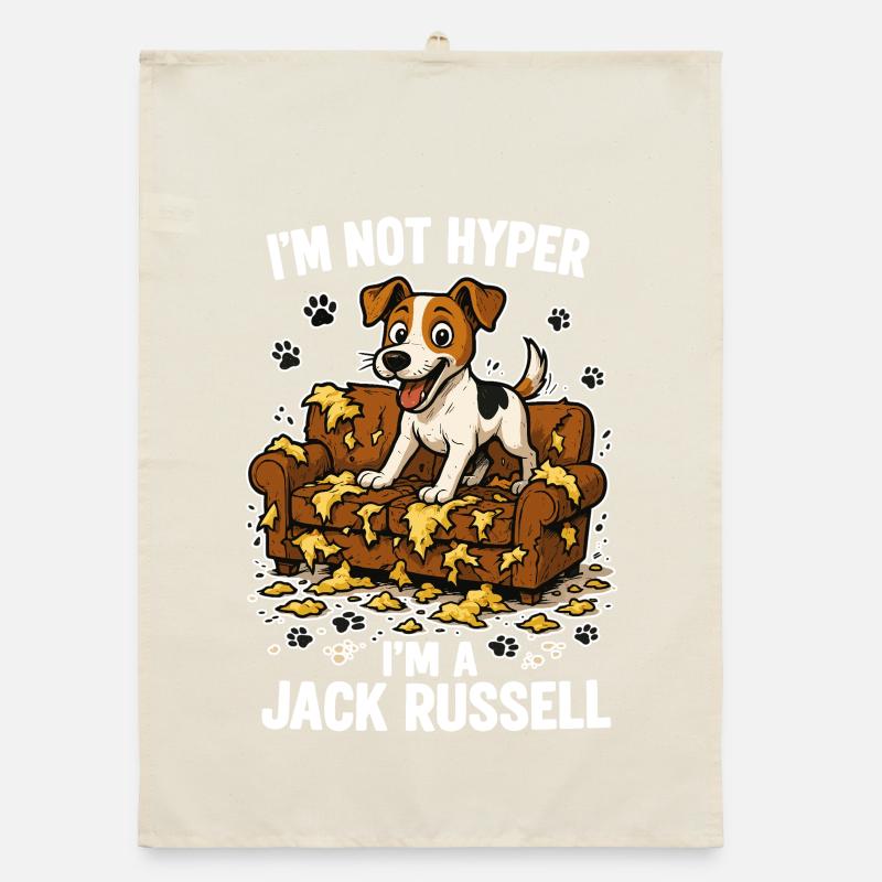 Jack Russell Terrier : Drôle d’Hyperactivité Drôle Torchon bio