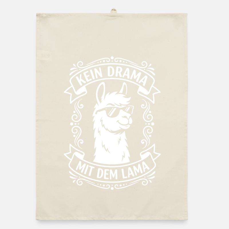 Pas de drame avec le lama Torchon bio