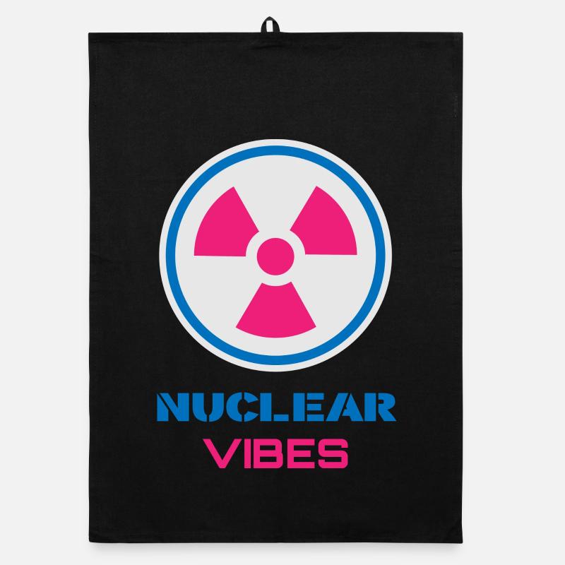 Positive Nuclear Vibes Organic dish towel