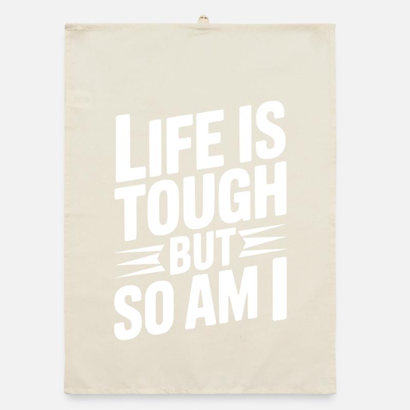 La vie est dure Moi aussi Torchon bio