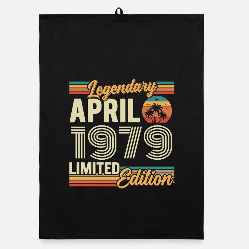 April 1979 47th Anniversary Gift - April 1979 Organic dish towel