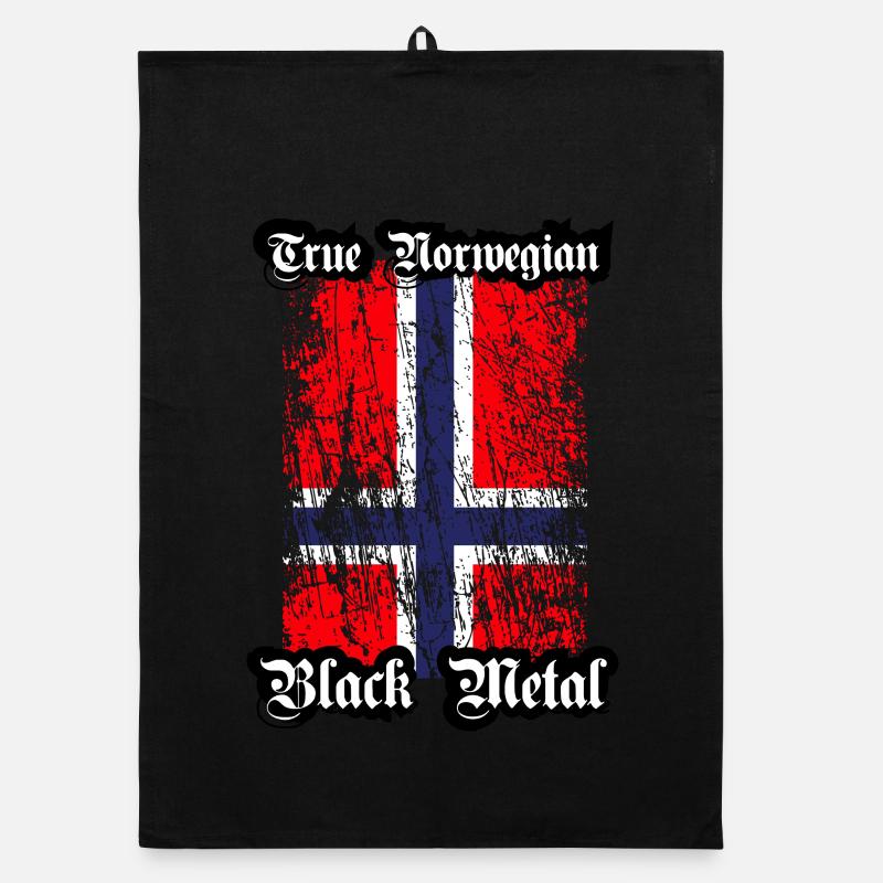Trve/ True Norwegian Black Metal - Torchon bio - noir