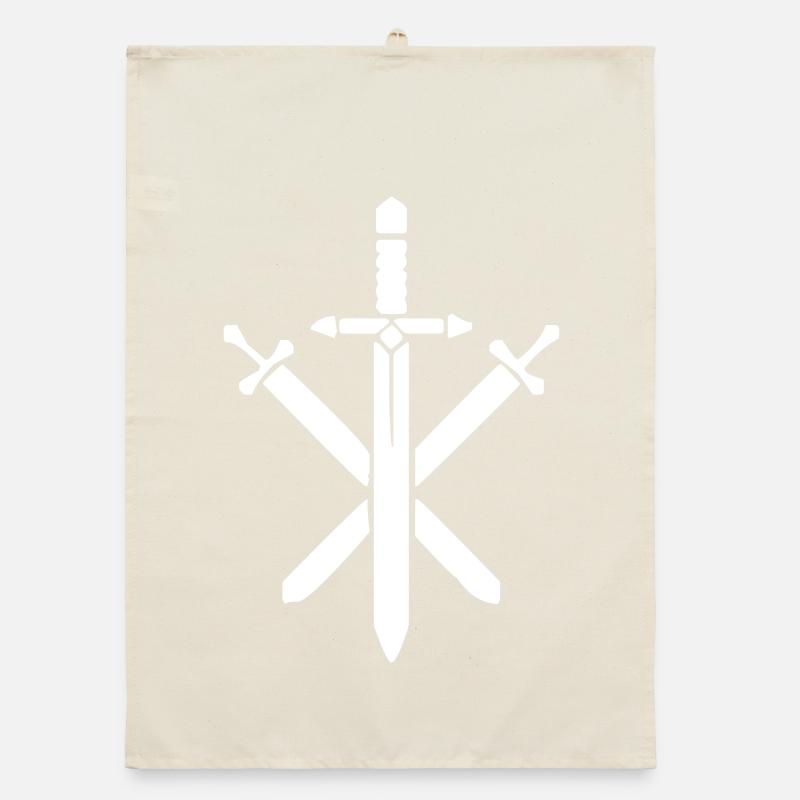 Swords Organic dish towel