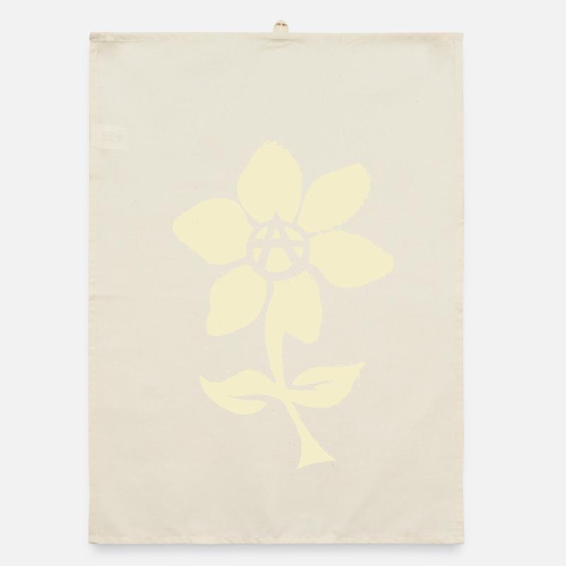 fleur anarchiste Torchon bio