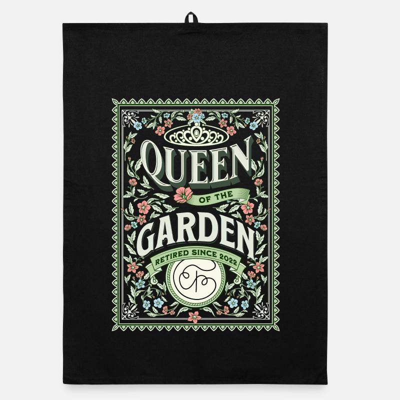 Rentnerin Garten Gärtnerin Organic Geschirrtuch