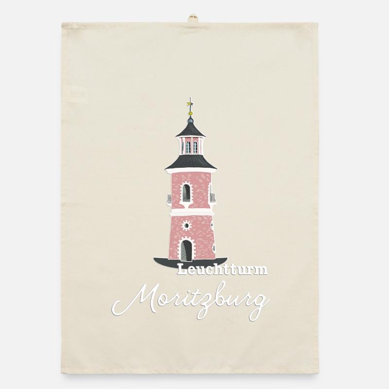 Phare de Moritzburg en Saxe, dessin Torchon bio
