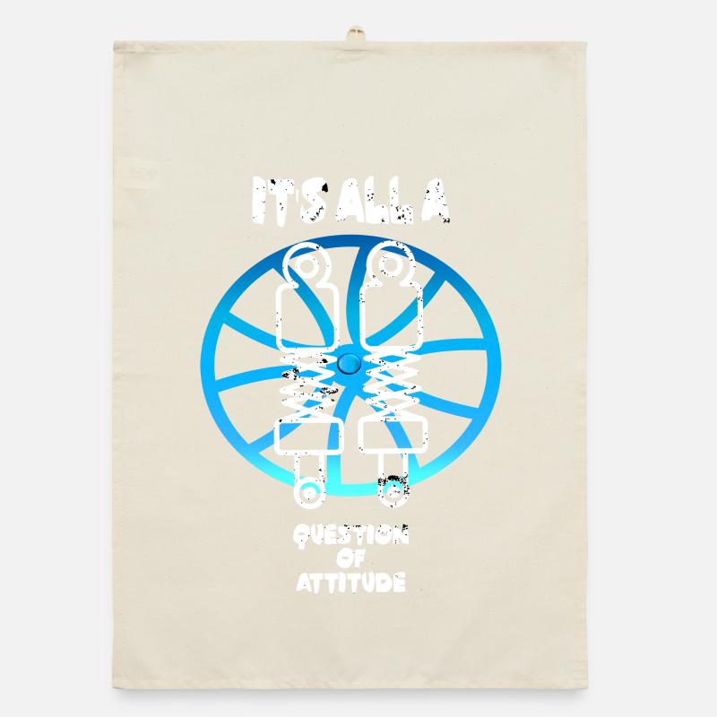 Suspension adjustment Organic dish towel