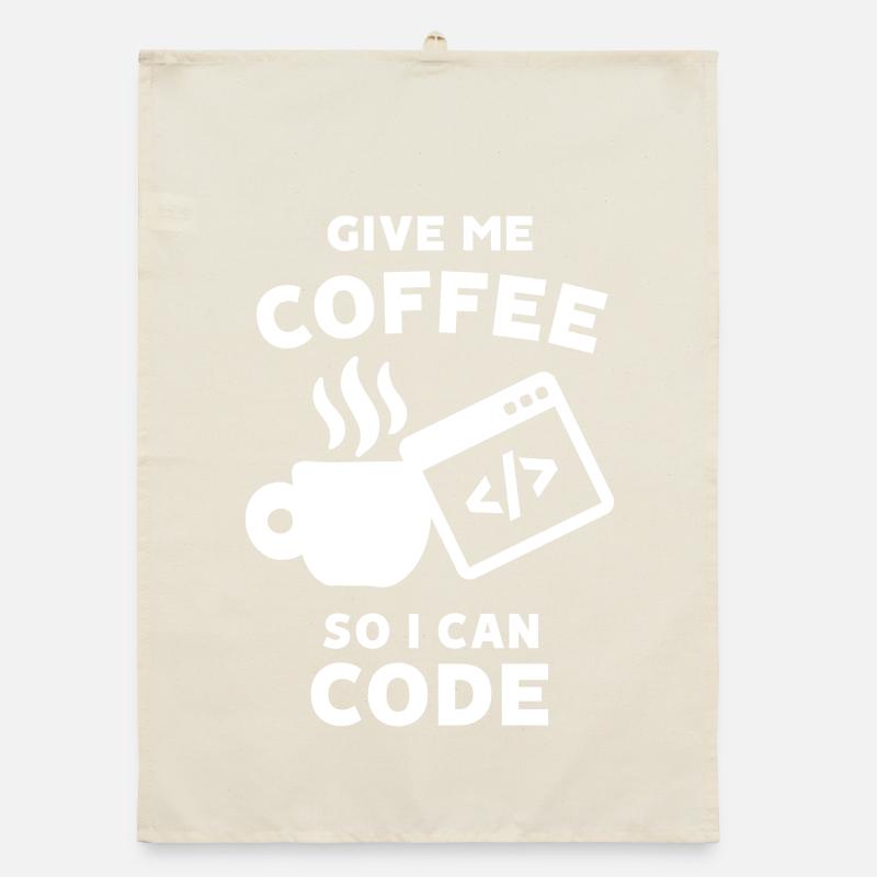 Karriere Statement Arbeit Coder Geld Verdienen Organic Geschirrtuch