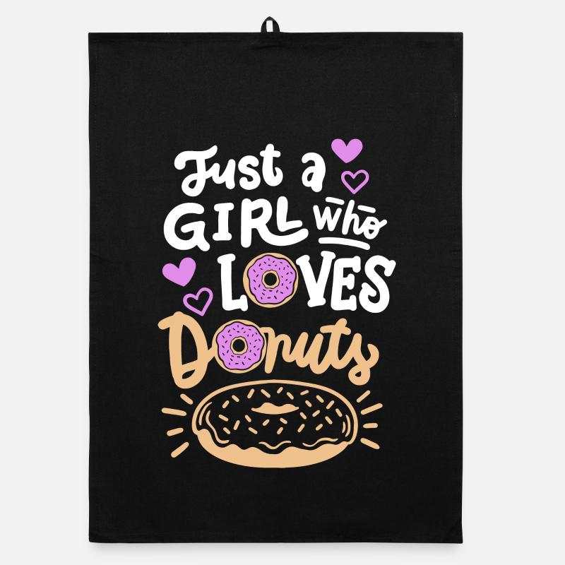 Donuts Donut-Liebhaber Organic Geschirrtuch