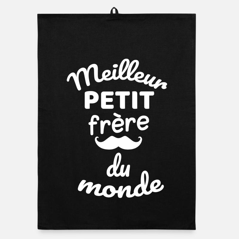 Frère Petit Monde en Style Ludique Torchon bio