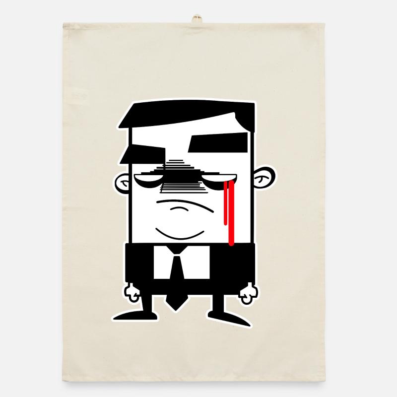 Hombre Grises: Anonymous, Freedom & Protest Organic dish towel