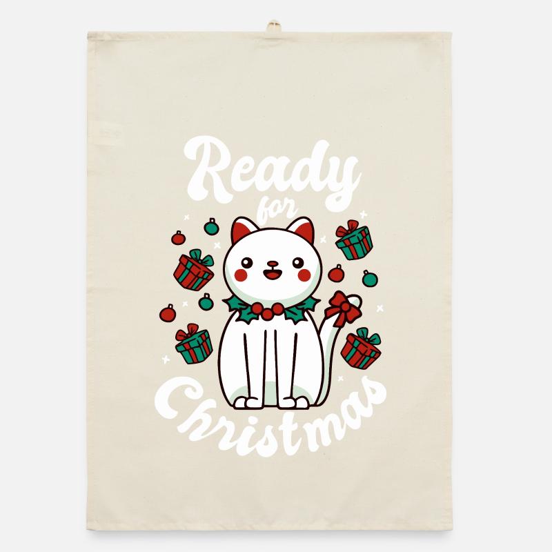 Ready For Christmas Organic dish towel