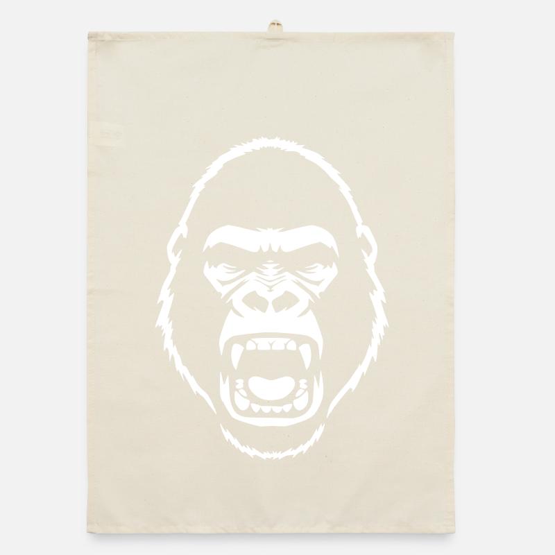 Furious Gorilla Stencil Grunge vector_path128 Torchon bio