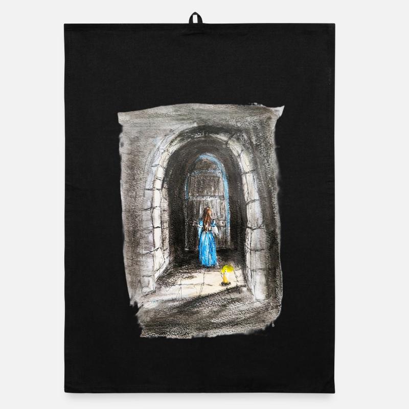 Archway Maiden Lantern Light Organic dish towel