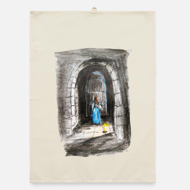 Archway Maiden Lantern Light Organic dish towel