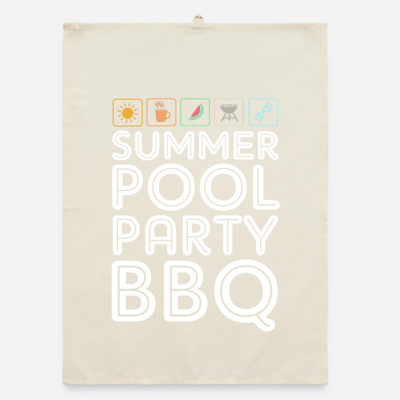 Fête à la piscine Torchon bio