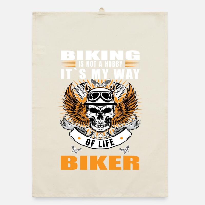 Le vélo n’est pas un passe-temps, c’est mon mode de vie Torchon bio