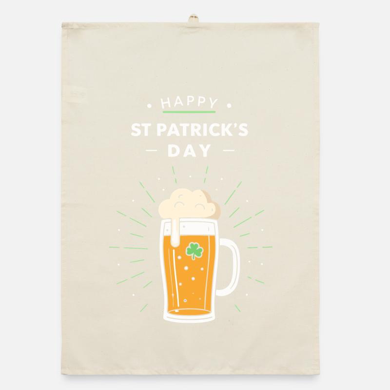 Pinte Saint Patrick Festif Torchon bio